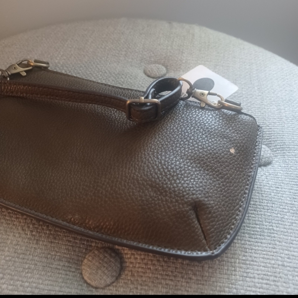 Spruce Olive Green Crossbody wallet clutch - Picture 3 of 4